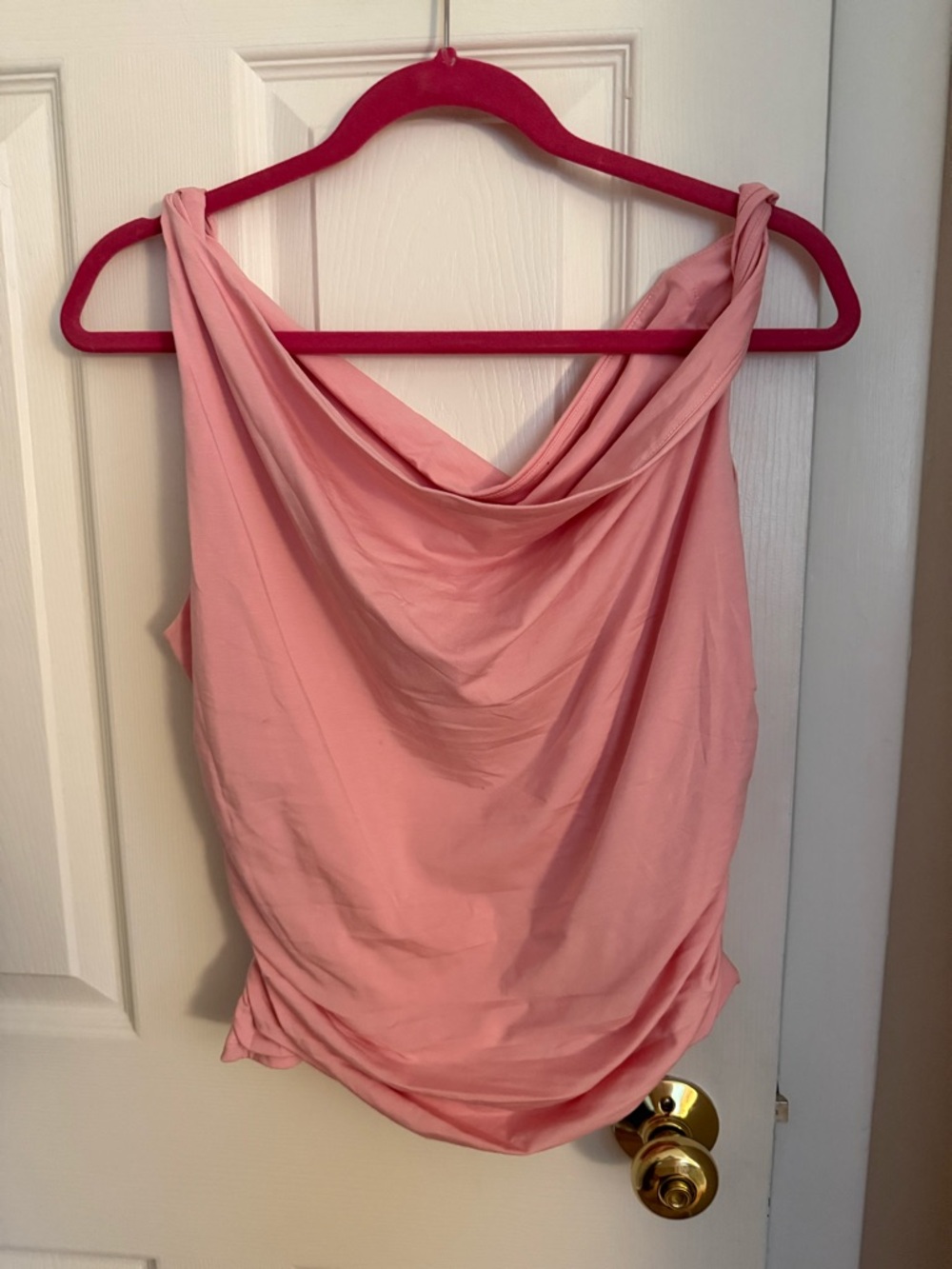 Abercrombie & Fitch Blush Pink Cowl Neck Camisole